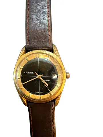 Amyria vintage swiss men watch
