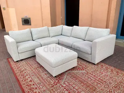 Looks great Condition Ikea Vimle Corner Sofa Beige without footstool