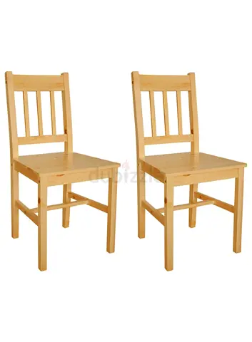 Dining Chairs 2 Pcs Pinewood