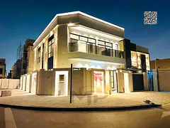 Luxury corner villa on 3 streets in Al Bahia area – 5 master bedrooms, high-end finishes, spacious
