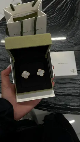 Van cleef arpels vintage alhambra earrings