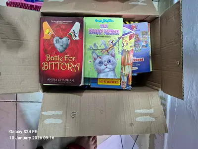 Box full of books