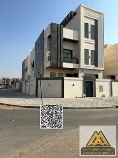 Villa for sale in Ajman – Al Bahia area (corner)