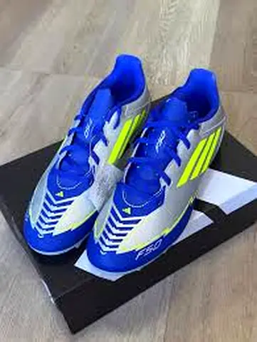 Adidas F50 Soccer Cleats - Blue  Yellow size 40 1/2
