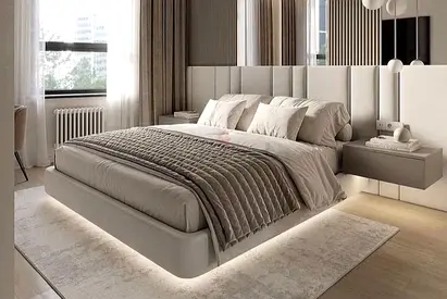 Stylish cozy 200*200 super king size Bed