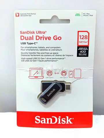 SanDisk Ultra Dual Drive Go 128GB USB Type-C  USB-A (Brand New) - Abu Dhabi