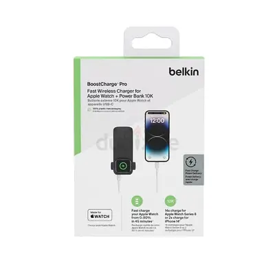 Belkin BOOST CHARGE PRO Charger for Apple Watch (Power Bank)