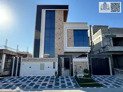 For Sale: Distinctive Modern Villa in Al Yasmeen, Ajman • 3 floors with an elegant stone facade. 
