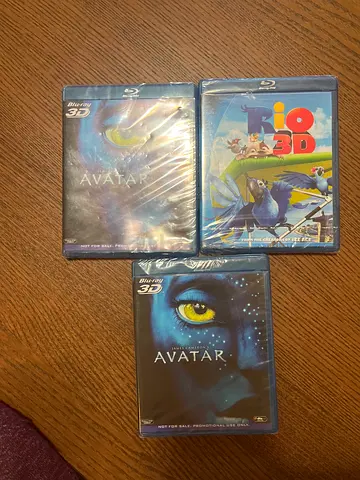 Collection of 3D Movies: Avatar and Rio 3D