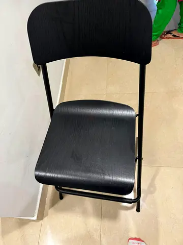 Black Folding  bar chair