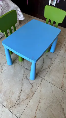 IKEA Mammut Table and 2 chairs