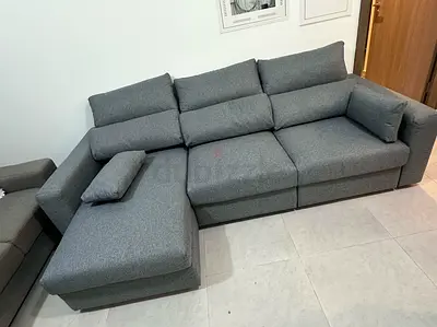 Eskilstuna L shape sofa bed under storage