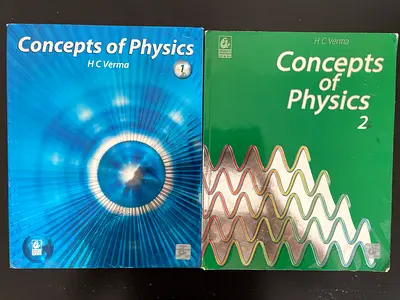 HC Verma grade 11 and 12 physics JEE book