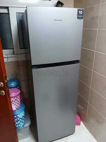 Hisense two door fridge freezer 55cm width 160cm highet