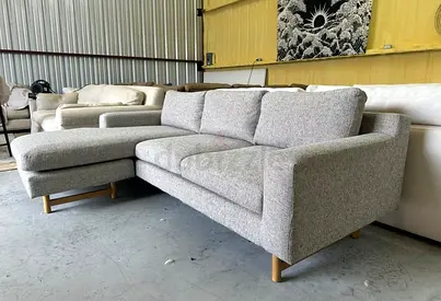 West elm L shape sofa