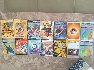 Rare Pokémon Trading Cards Collection