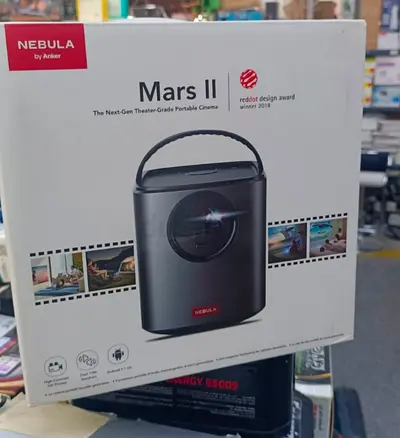 Anker Nebula Mars II Portable Projector - Perfect for Movie Nights!