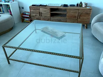 glass sofa table