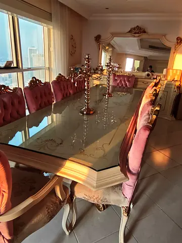 Elegant Dining Table Set with Chairs