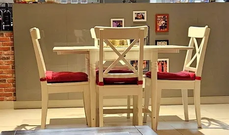 Hardly used IKEA dinner table  chair set for sale