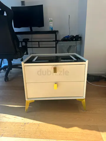 Smart Bedside Table with Wireless Charging and Built In Speakers