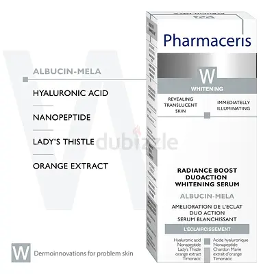 PHARMACERIS Radiance Boost Duo Action Whitening Serum - Brand New!