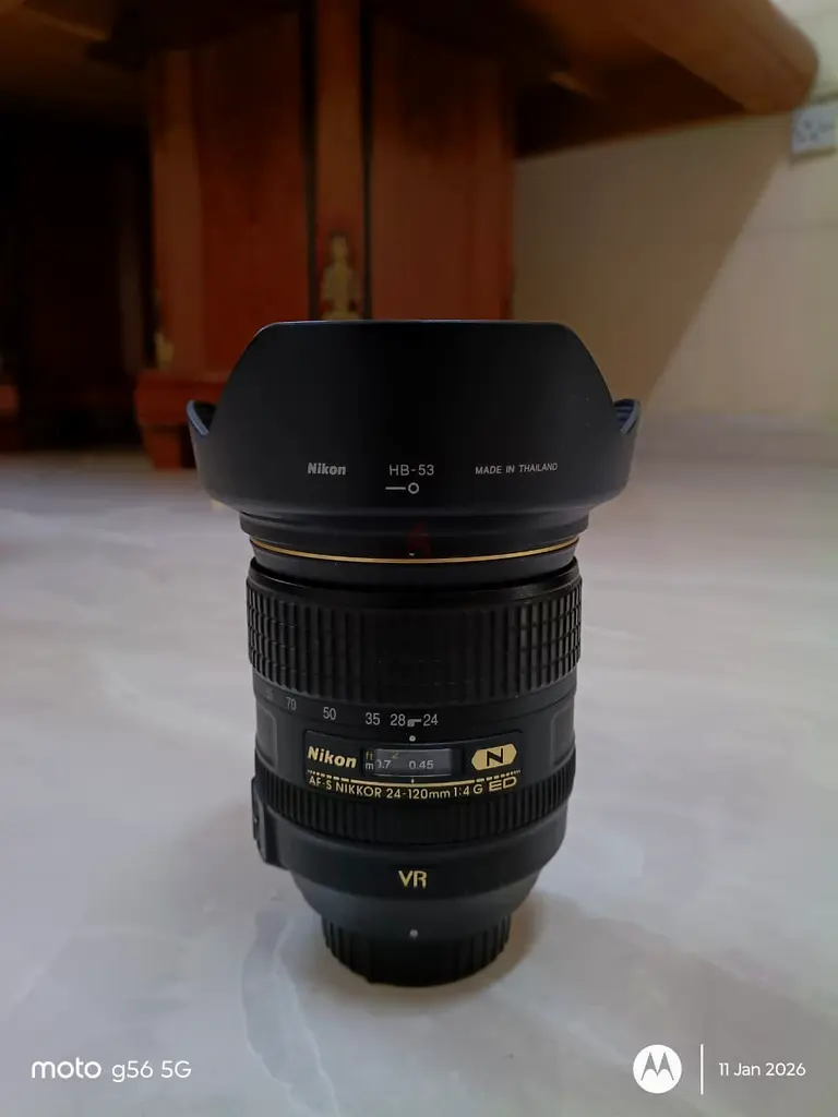 AF-S Nikkor 24-120mm F4G Ed VR Lens For Nikon