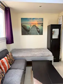 Fully Furnished Bed Space with Attached Bathroom in Al Jaddaf