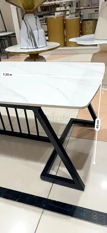 Modern Marble-Top Coffee Table