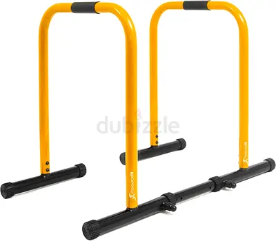 ProsourceFit Dip Stand Station, Ultimate Heavy Duty Body Bar Press for Tricep Dips
