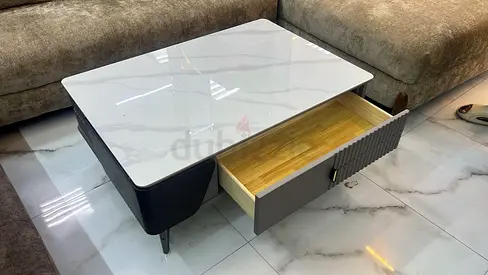 Modern Marble Top Coffee Table