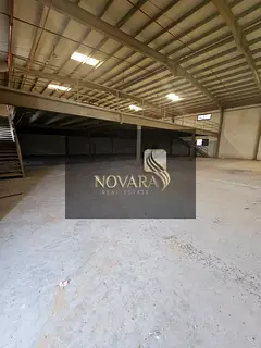 Warehouse for rent in Umm Al Quwain, 13,000 feet with mezzanine, 80 kW electricity, prime industrial