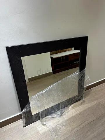 Big wooden Wall Mirror For Sale