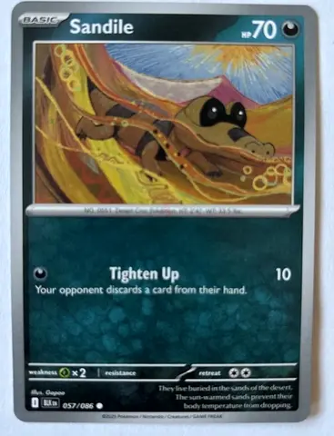 Pokemon Trading Card - Sandile
