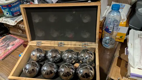 High-Quality Boules Set with Wooden Case