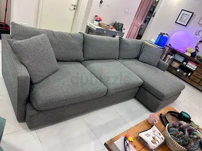 Premium Quality CrateBarrel Lounge Deep feather filled L Shape Sofa