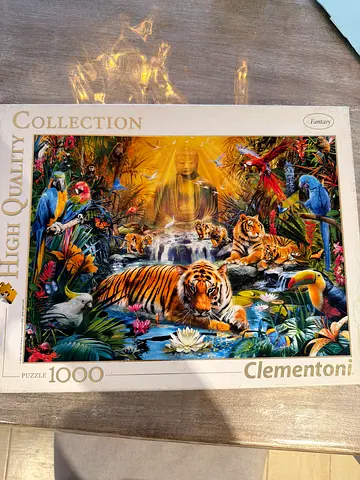 Clementoni High Quality 1000 Piece Puzzle - Tiger Paradise