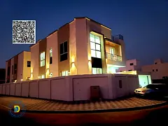 For sale: Al Yasmin villa, 6 bedrooms with a roof terrace , super deluxe finishing, freehold ownersh