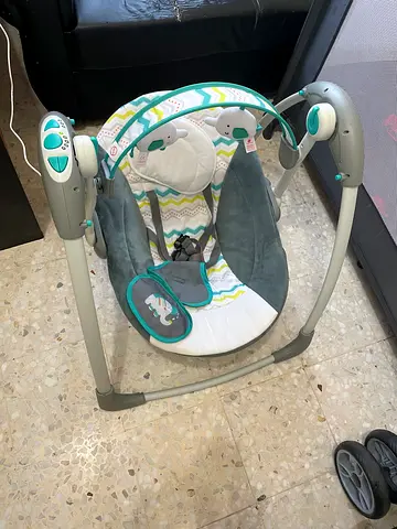 Comfortable electrical continious Baby Swing for Gentle Soothing