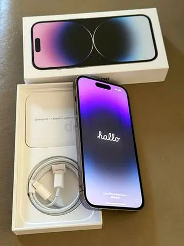 Apple I phone 14 pro Max 256 GB purpleCOLOR