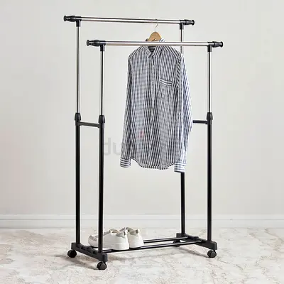 Mobile Clothing Rack with Wheels