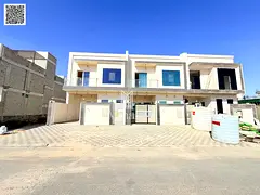 Luxury villa for sale in Al Helio 1, Ajman. Registration and ownership fees included. Modern design