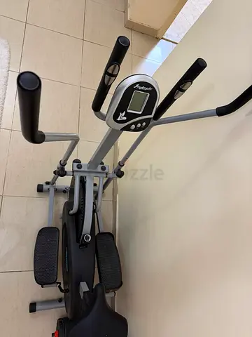 SKY LAND Exercise Bike for Home, Elliptical Orbitrek Cross Trainer with Adjustable Resistance, LCD M