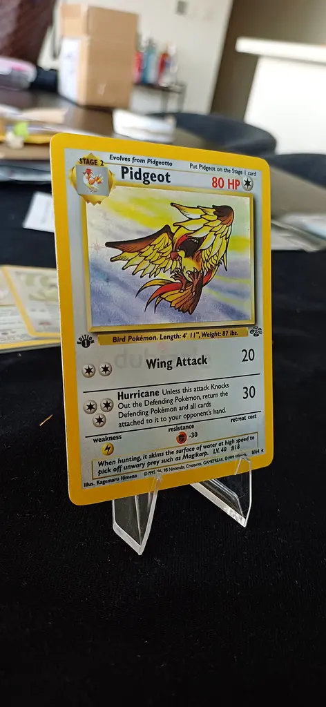 first edition pidgeot pokemon card Amazon.com: Pokemon - Pidgeot (14) - Base Set 2