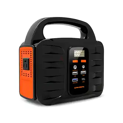 Alpha Digital - Portable Power Station, 155Wh/42000mAh, Rechargeable Emergency Battery