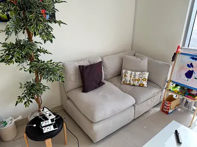 Comfy Light Grey Sectional Sofa for Sale Ashlie