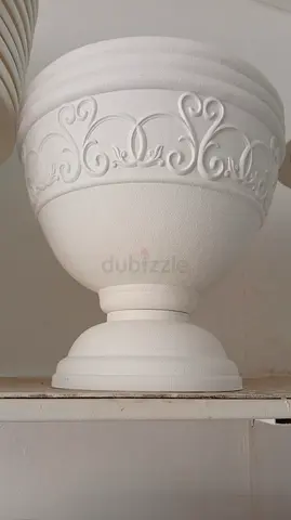 Elegant White Decorative Planter