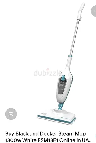 Black and Decker Steam Mop 1300W - Efficient and Easy Cleaning