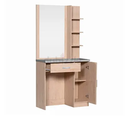 Home box Stylish and Functional Dressing Table with Mirror
