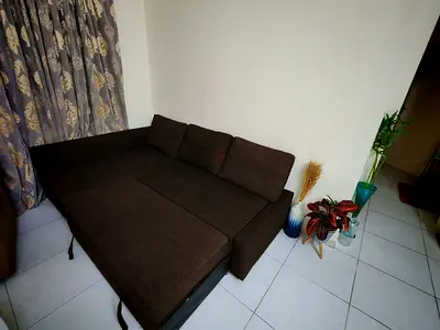 Comfortable L-Shaped Sofa Bed